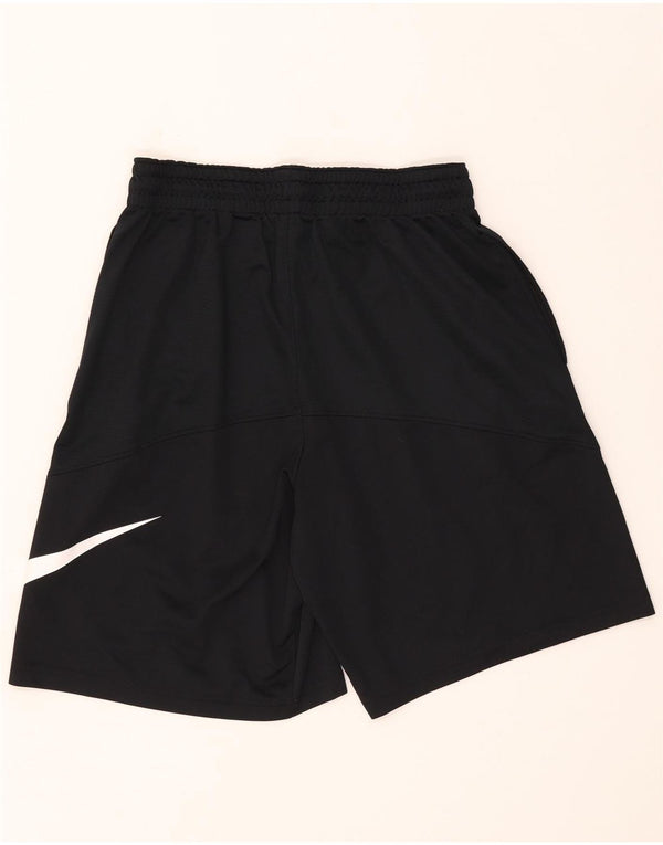 Nike Mens Dri Fit Graphic Sport Shorts Large  Black Polyester
