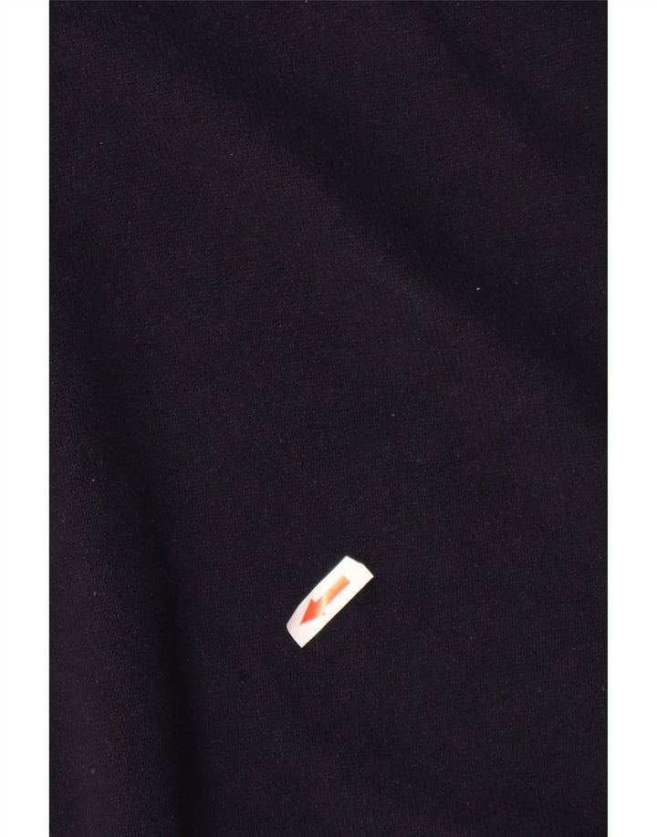 Gant Jersey De Cuello Redondo Para Hombre De Lana De Cordero Azul Marino Grande