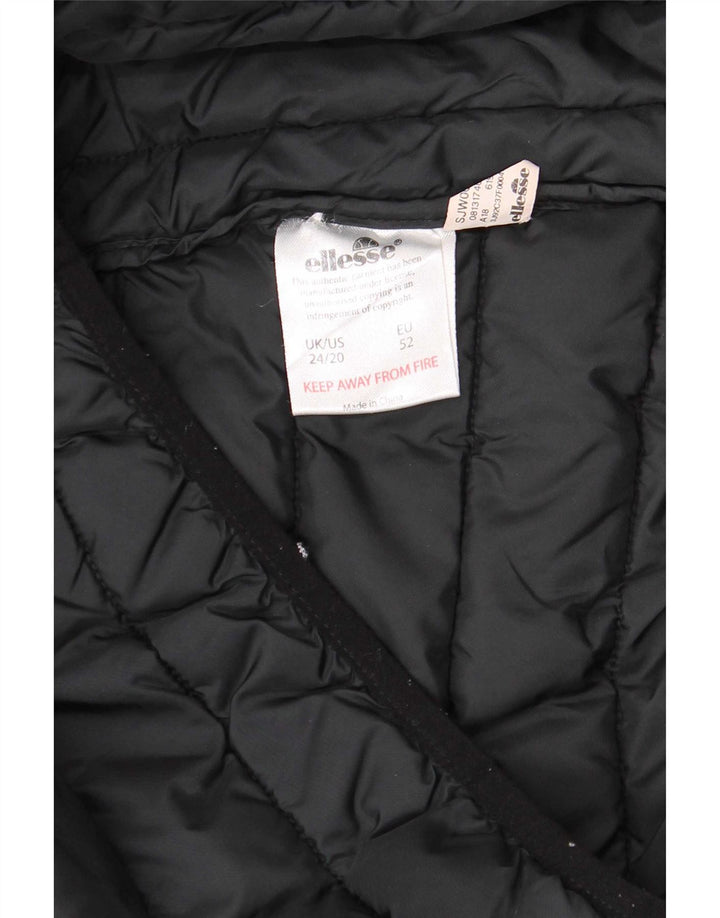 Chaqueta acolchada con capucha para mujer Ellesse ES 34 4XL Poliéster negro