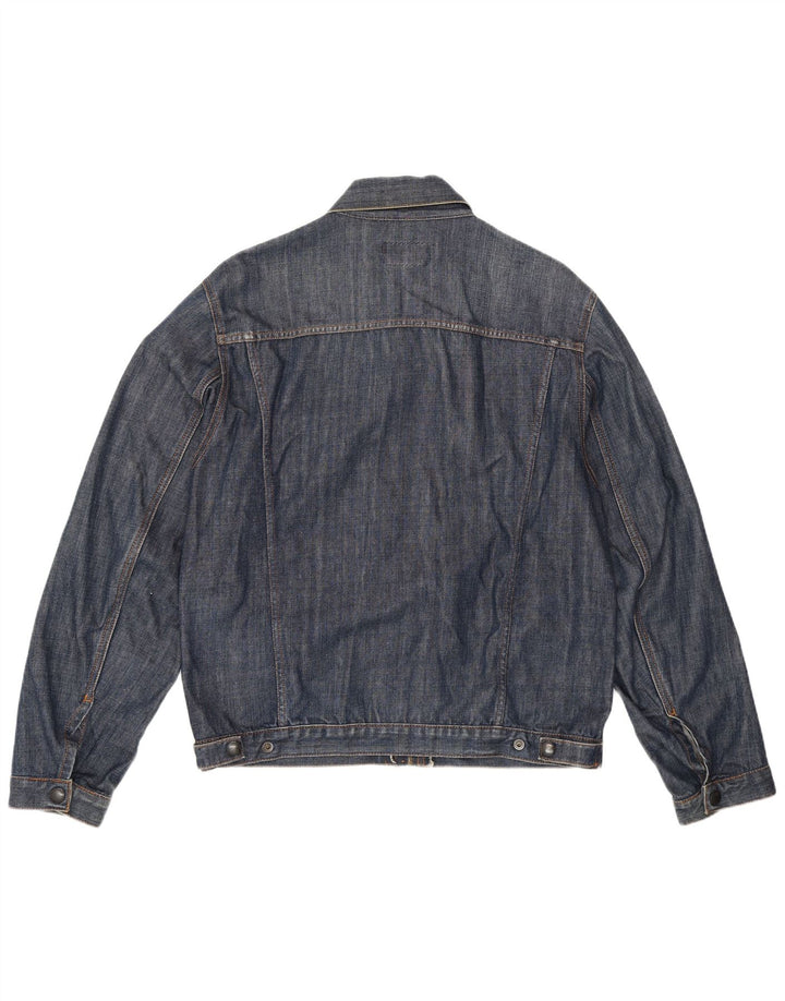 Casucci Chaqueta vaquera vaquera para hombre UK 38 Algodón azul medio