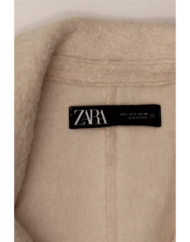 Zara Mujer Abrigo Extragrande UK 10 Small Beige