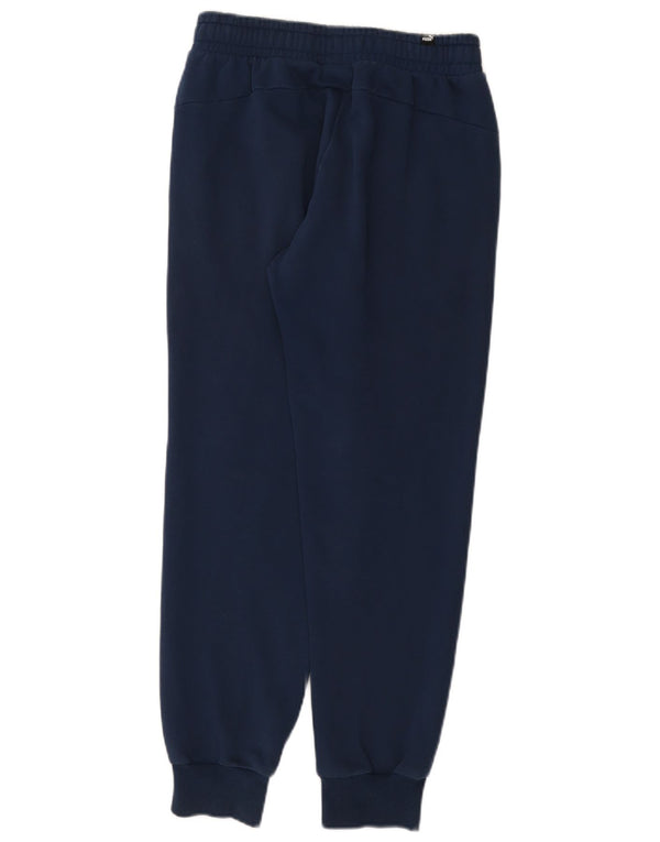 Puma Hombre Pantalones De Chándal Gráfico Joggers Small Azul Marino Algodón
