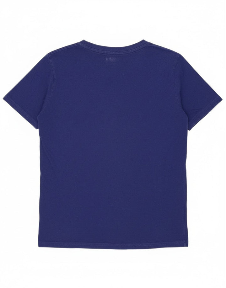 Puma Camiseta gráfica para niño Top 10-11 años Algodón Azul Medio