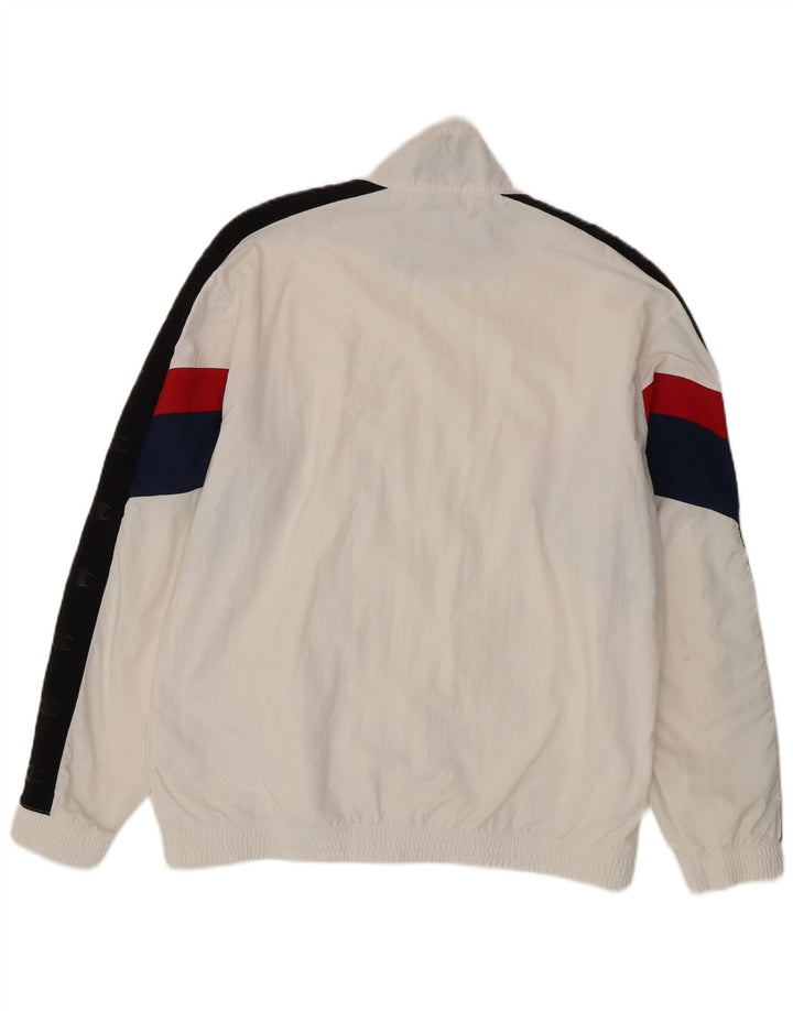 CHAMPION Chaqueta superior de chándal con gráfico para hombre XL Poliamida color block blanco