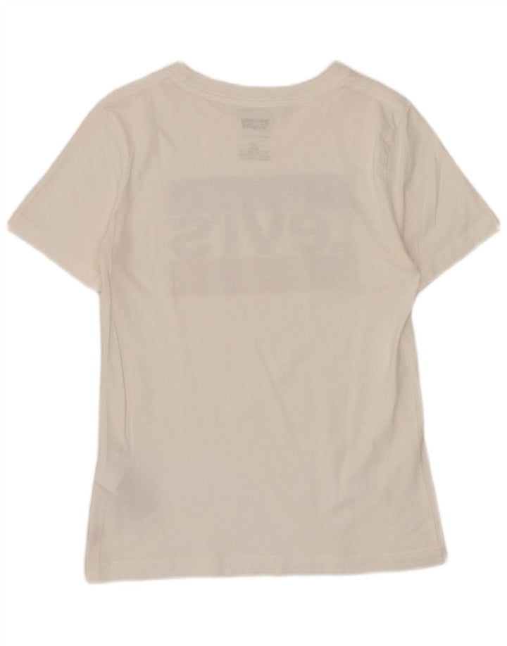 Levi's Camiseta gráfica para niño Top 11-12 años Blanco Algodón