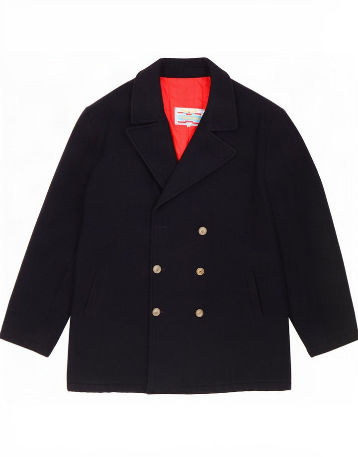 Carrera Chaquetón para hombre UK 42 XL Lana azul marino