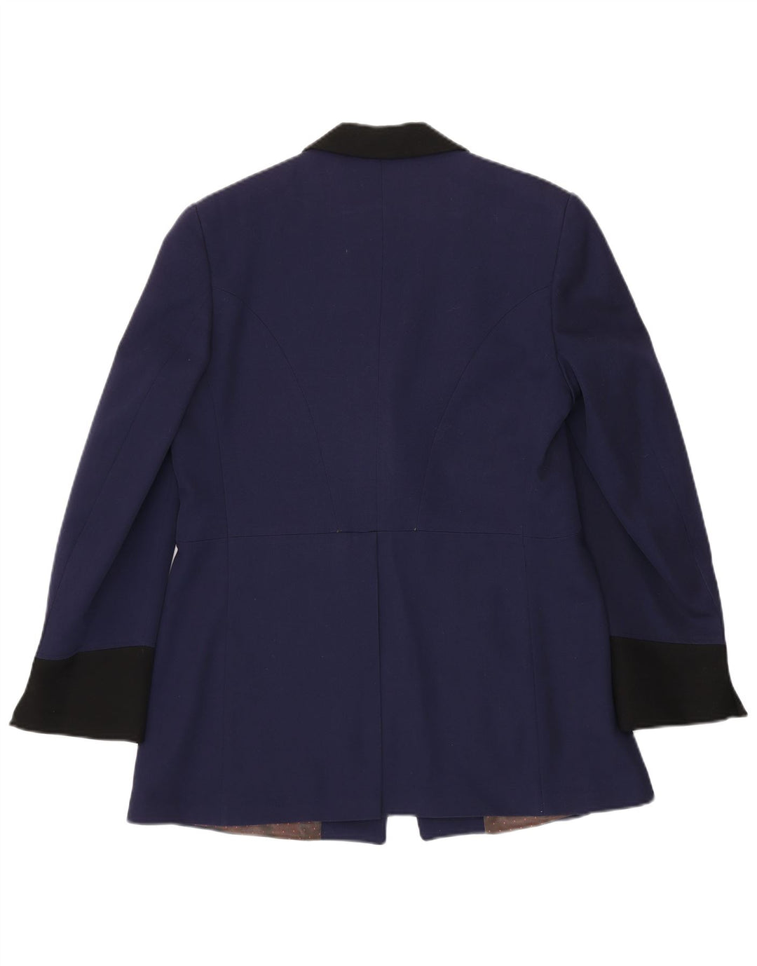 Vintage hombres Blazer chaqueta Reino Unido 38 medio azul marino colorblock