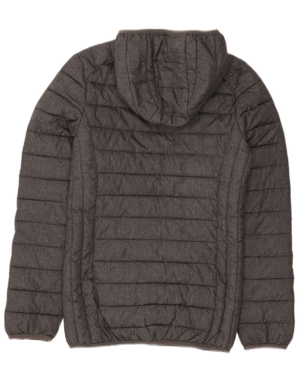 Chaqueta acolchada con capucha para mujer Ellesse UK 6 XS Nylon gris
