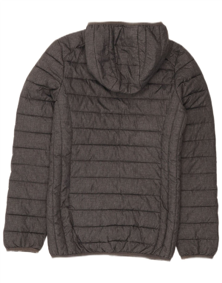 Chaqueta acolchada con capucha para mujer Ellesse UK 6 XS Nylon gris
