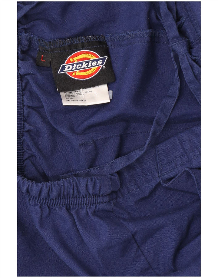 Dickies Pantalones Cargo Regulares para Hombre Grande W34 L30 Poliéster Azul Marino