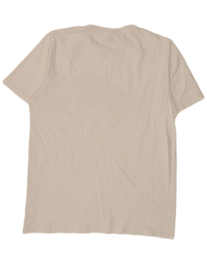 Ellesse - Camiseta gráfica para hombre, talla grande, color blanco
