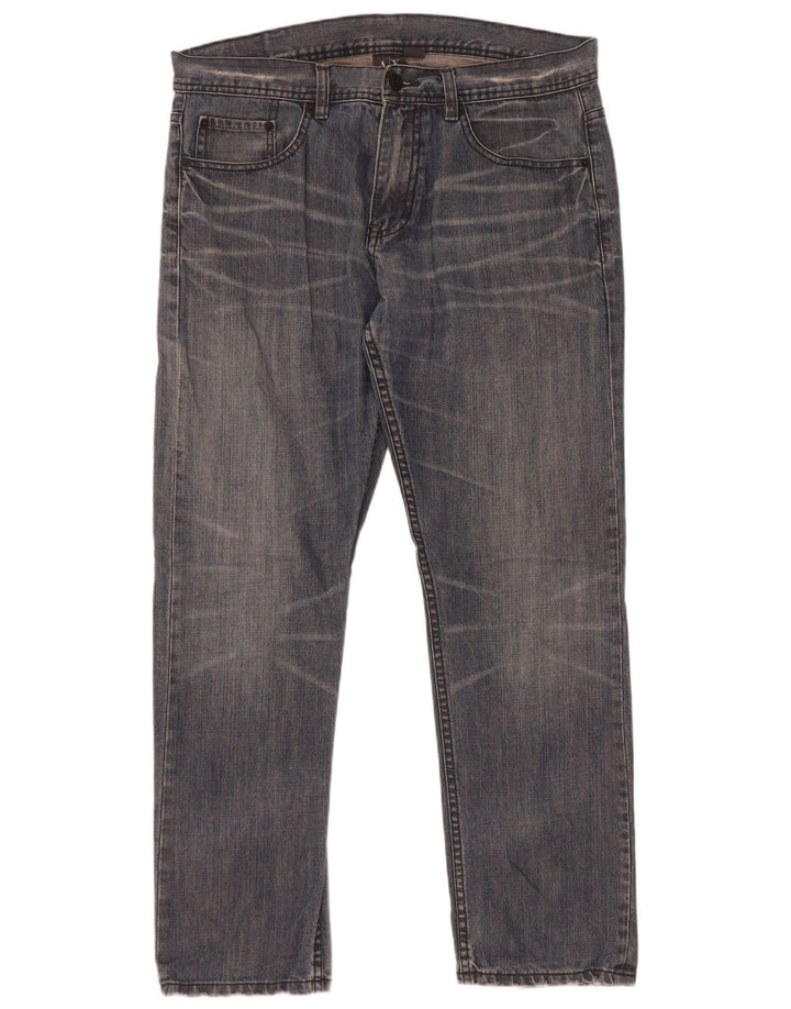 Armani Exchange Vaqueros rectos para hombre W36 L31 Azul