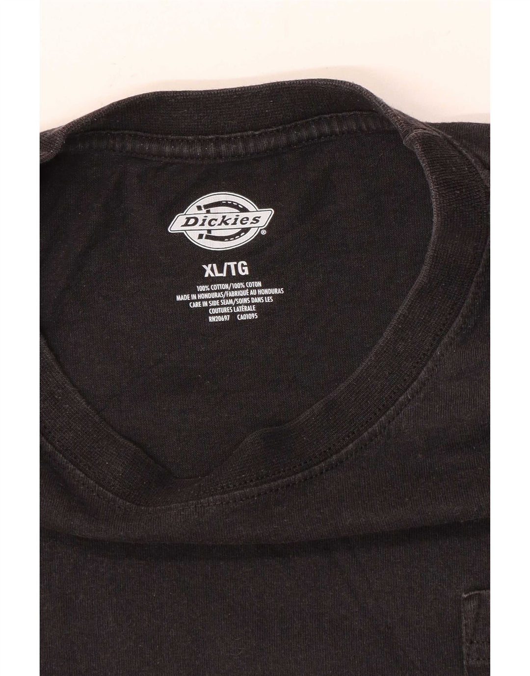 Dickies Camiseta Hombre Top XL Algodón Negro