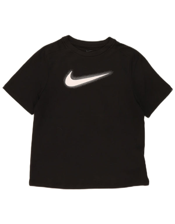 Nike Camiseta Dri Fit Graphic para niñas 12-13 años Grande Poliéster Negro