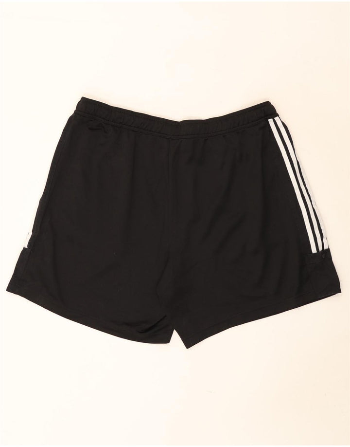 Adidas Pantalones cortos deportivos para hombre 2XL Poliéster negro
