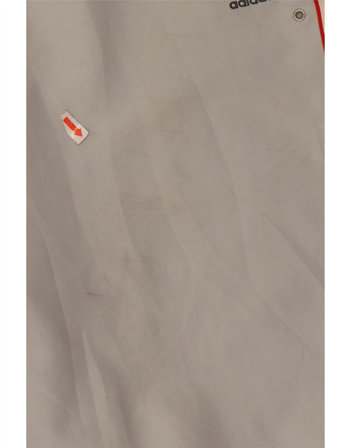 Adidas Pantalones cortos casuales para hombre mediano W34 poliéster gris