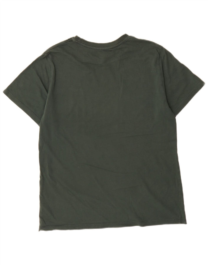 Levi's Camiseta estándar para hombre Top de algodón verde medio
