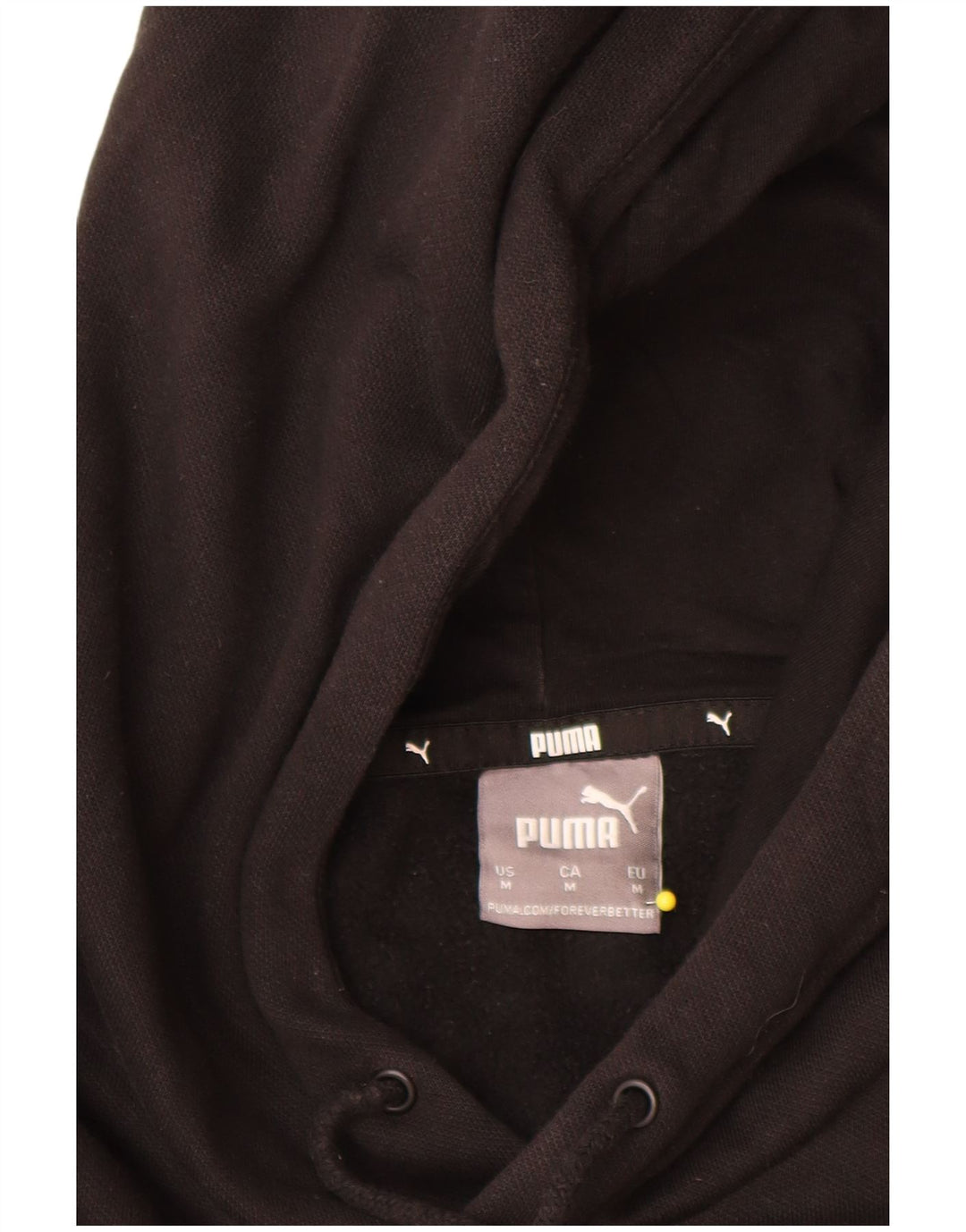 Puma Hombre Sudadera Con Capucha Gráfica Jersey De Algodón Negro Mediano