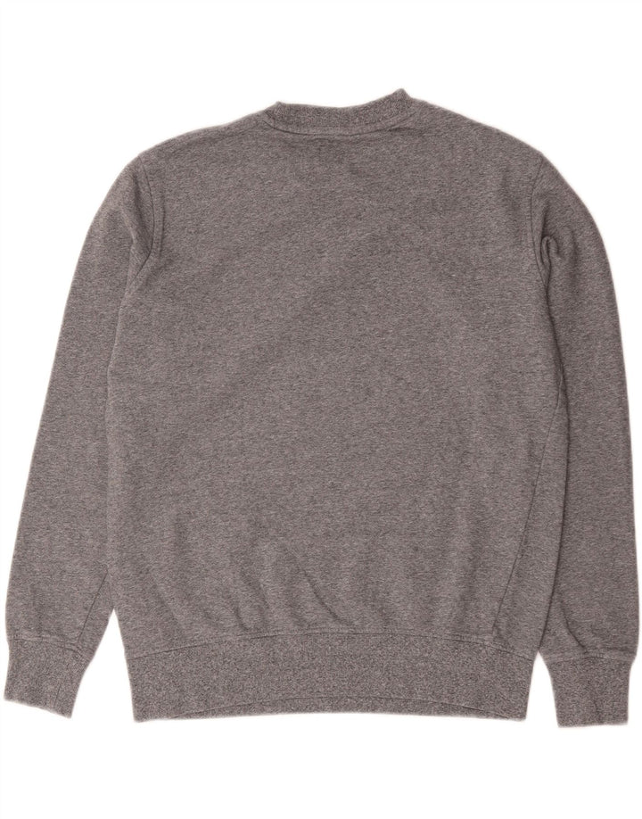 Marks & Spencer Hombre Sudadera tipo jersey de algodón moteado en gris medio
