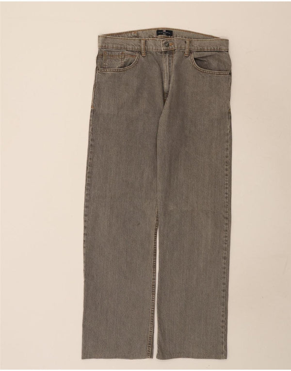 Marks & Spencer Vaqueros rectos para hombre W34 L31 Algodón gris