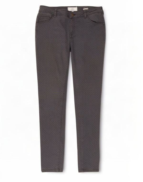 Vaqueros Jegging para mujer Fat Face UK 12 Medium W32 L28 Algodón con lunares grises