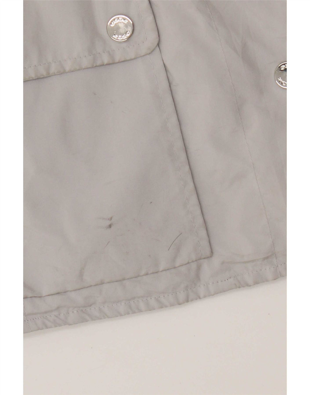 Geox Chaqueta utilitaria con capucha Respira para mujer UK 40 XL Poliéster gris