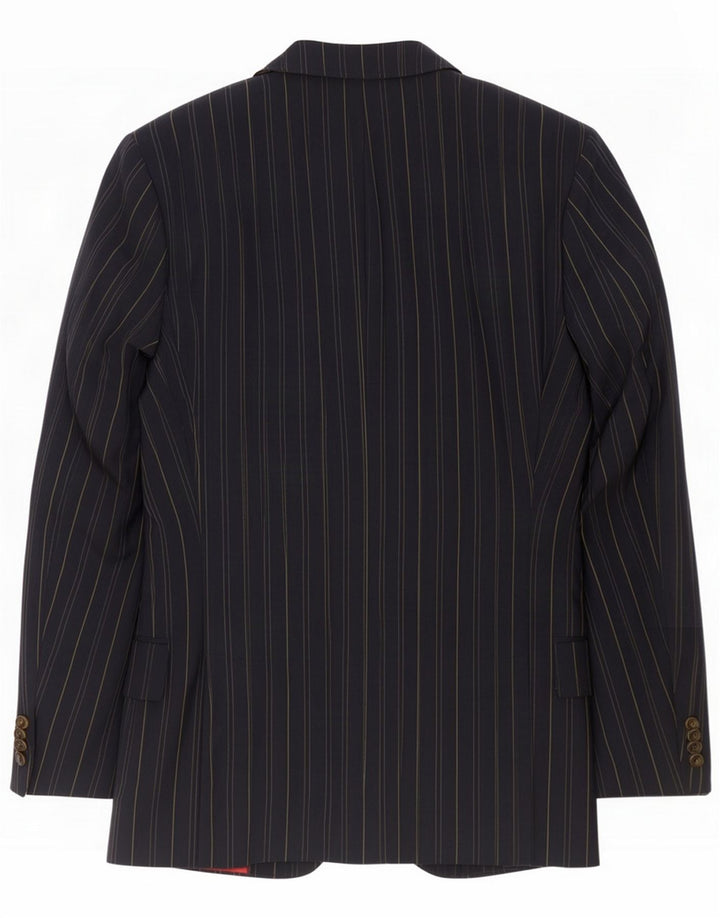 Chaqueta tipo blazer de 3 botones para hombre Etro IT 48 Lana a rayas azul marino mediana