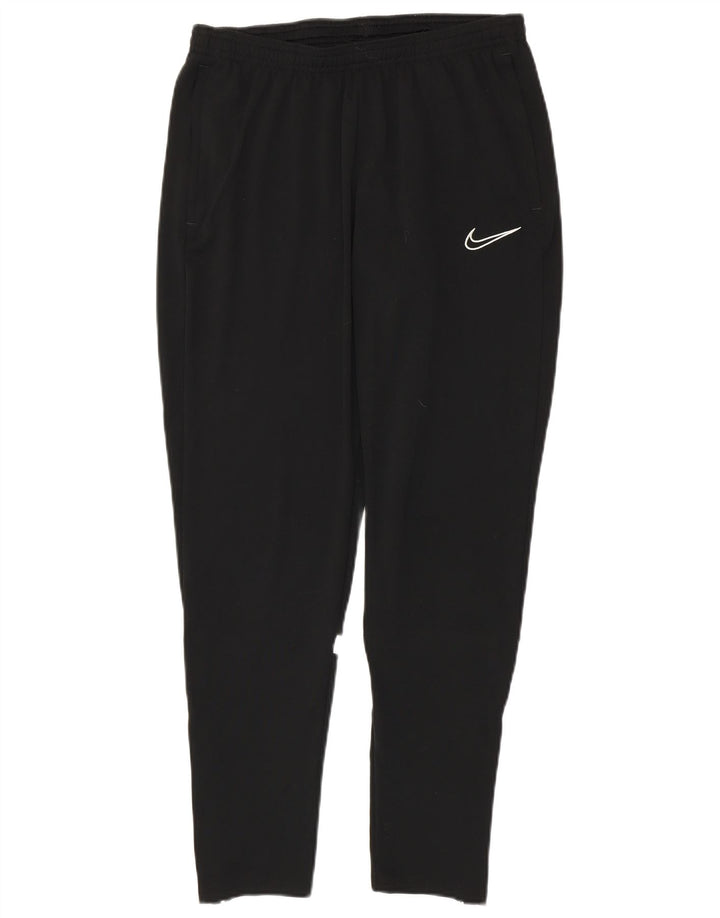 NIKE Hombre Dri Fit Pantalones De Chándal Mediano Negro Colorblock Poliéster