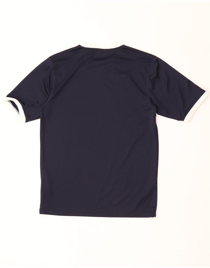 Camiseta Umbro Hombre Top Small Azul Marino Colorblock Poliéster
