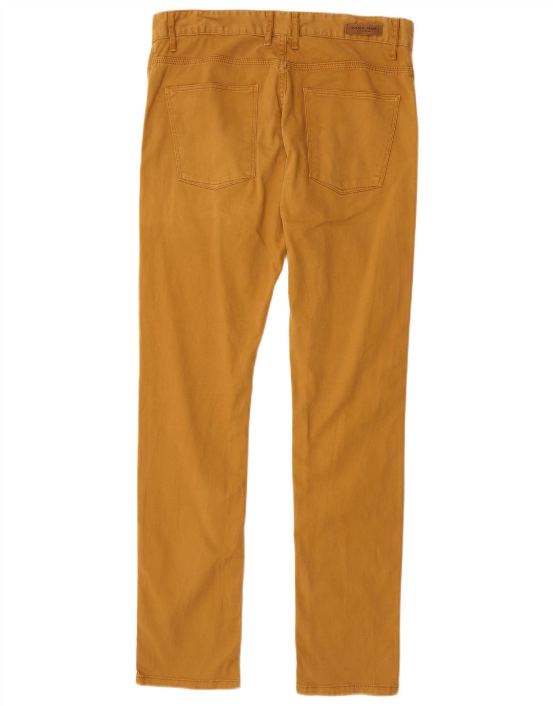 Zara Mens Slim Jeans EU 40 Medium W31 L32 Algodón Beige
