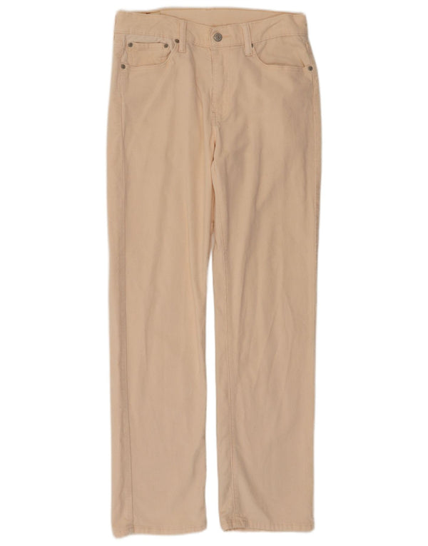 Levi's Mujer 751 Pantalón Recto De Pana W32 L32 Algodón Beige