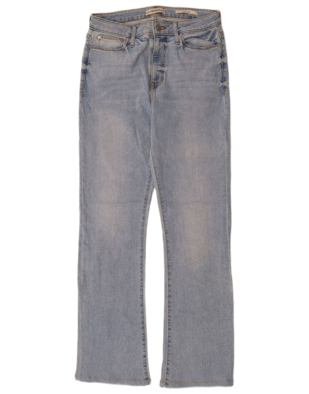 GUESS Vaqueros acampanados sexys para mujer W30 L31 Azul
