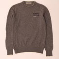 Jersey Con Cuello Redondo Y Gráfico De Hombre North Sails De Lana Moteada Gris Medio