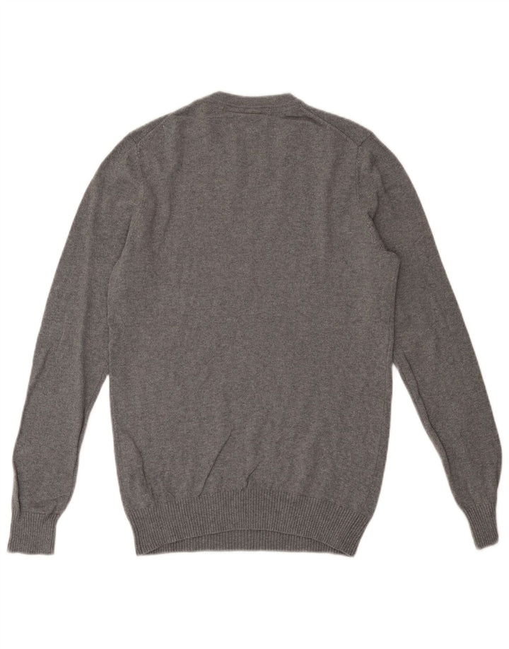 Lyle & Scott Jersey de cuello redondo para hombre XS Algodón gris