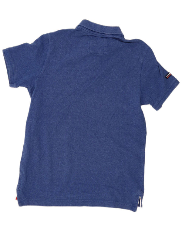 Superdry Polo Hombre XL Algodón Azul