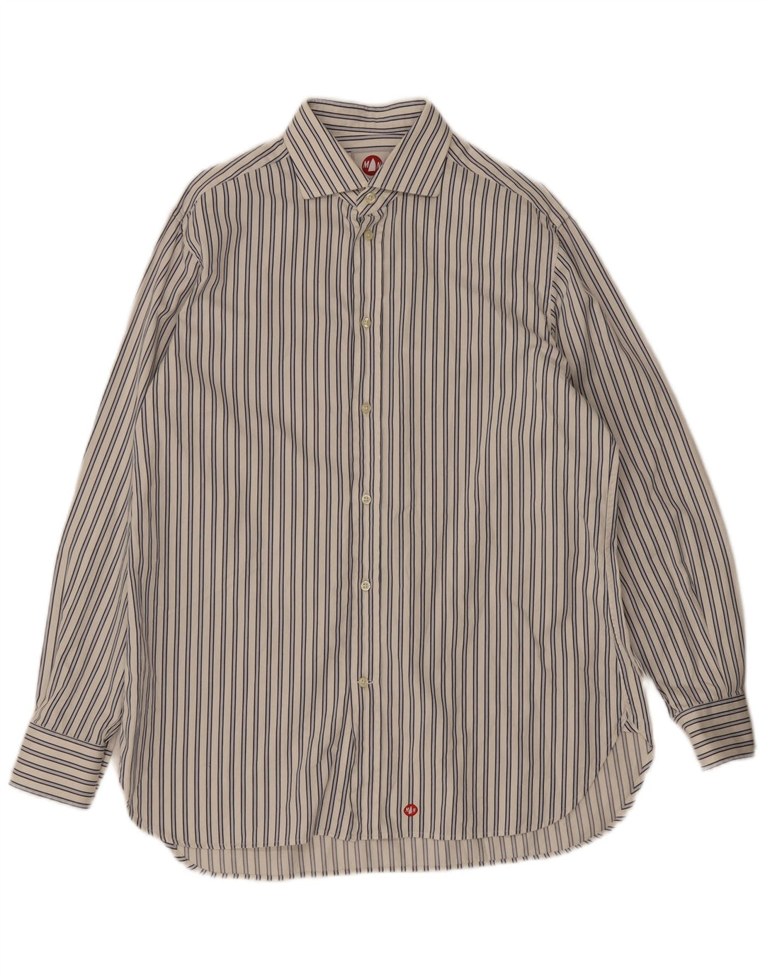Camisa Murphy & Nye Hombre Mediana Rayas Blancas