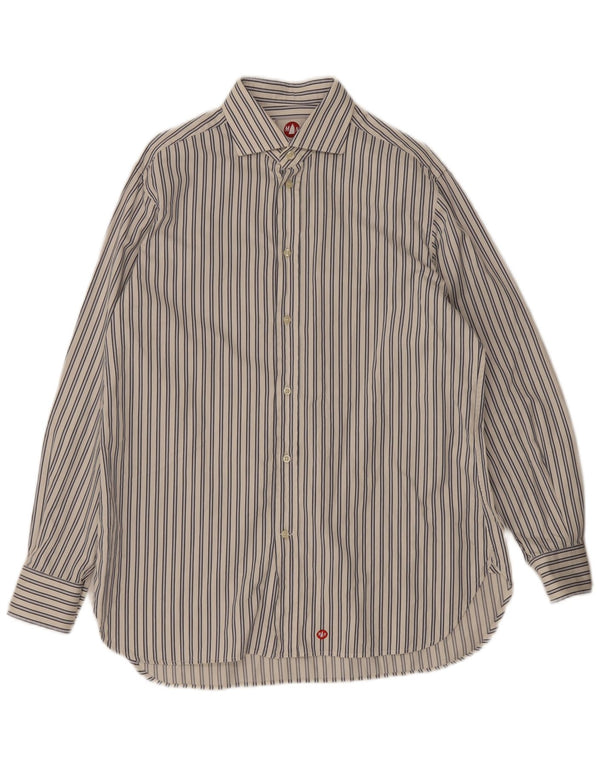 Camisa Murphy & Nye Hombre Mediana Rayas Blancas