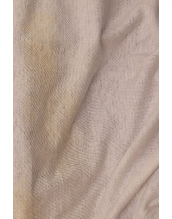 Vintage hombres gráfico chándal top chaqueta grande púrpura colorblock