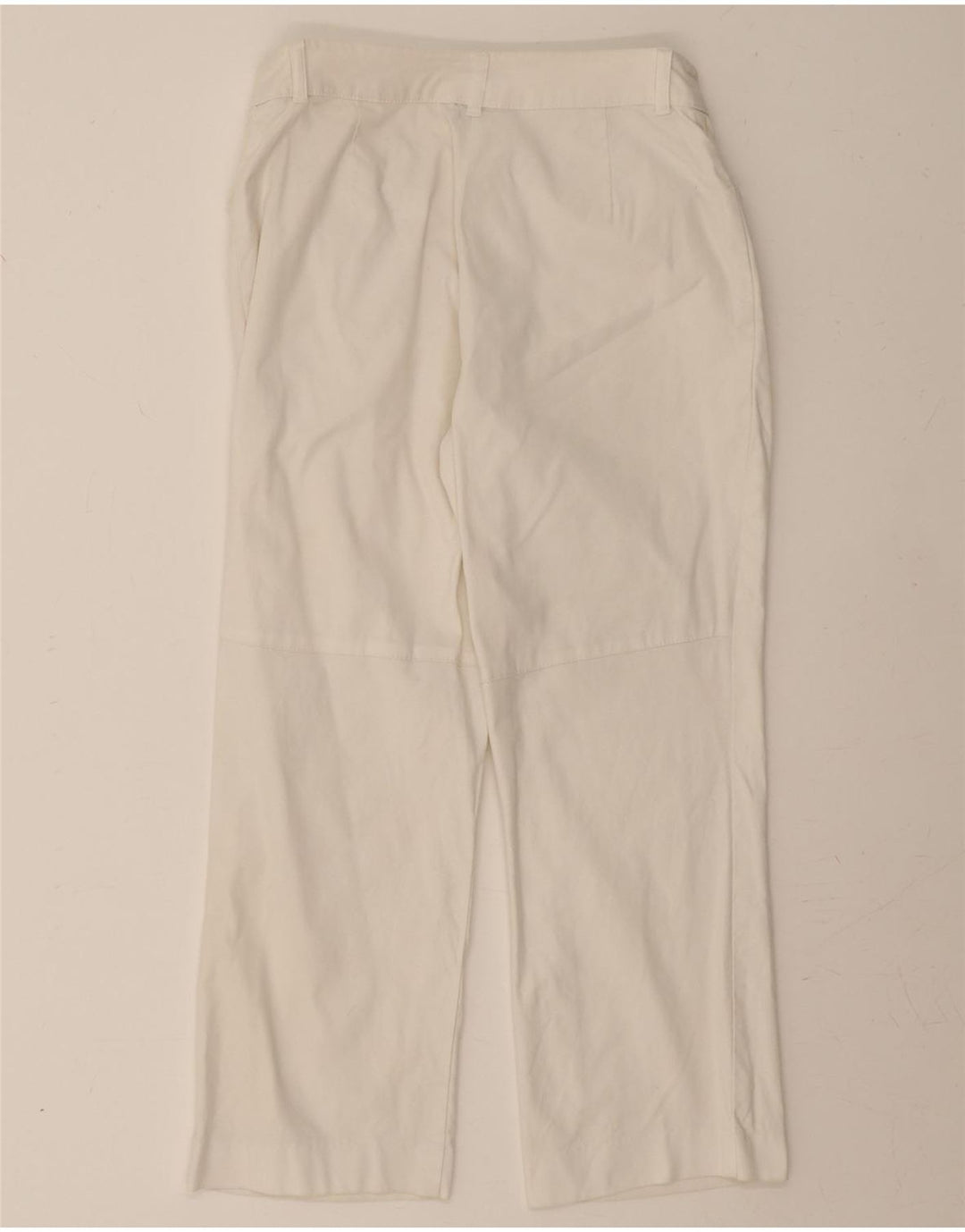 MOSSIMO Womens Straight Cropped Trousers US 6 Medium W28 L25 White Cotton Vintage Mossimo and Second-Hand Mossimo from Messina Hembry 