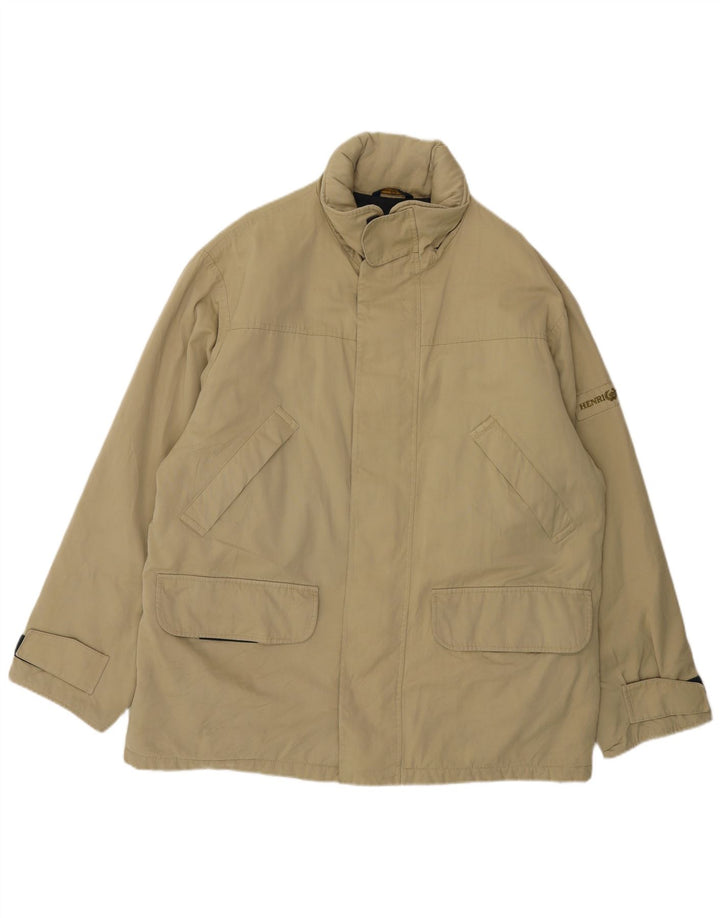 Henri Lloyd Chaqueta utilitaria para hombre Reino Unido 40 Grande Algodón verde