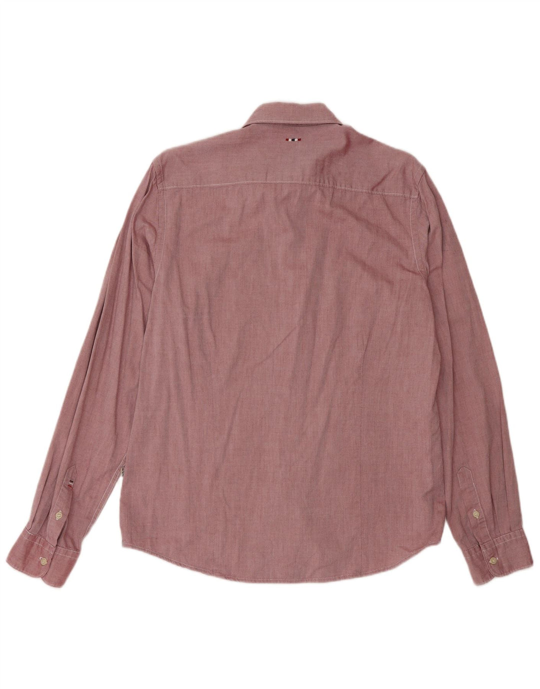 Napapijri Camisa ajustada para hombre, talla grande, rosa