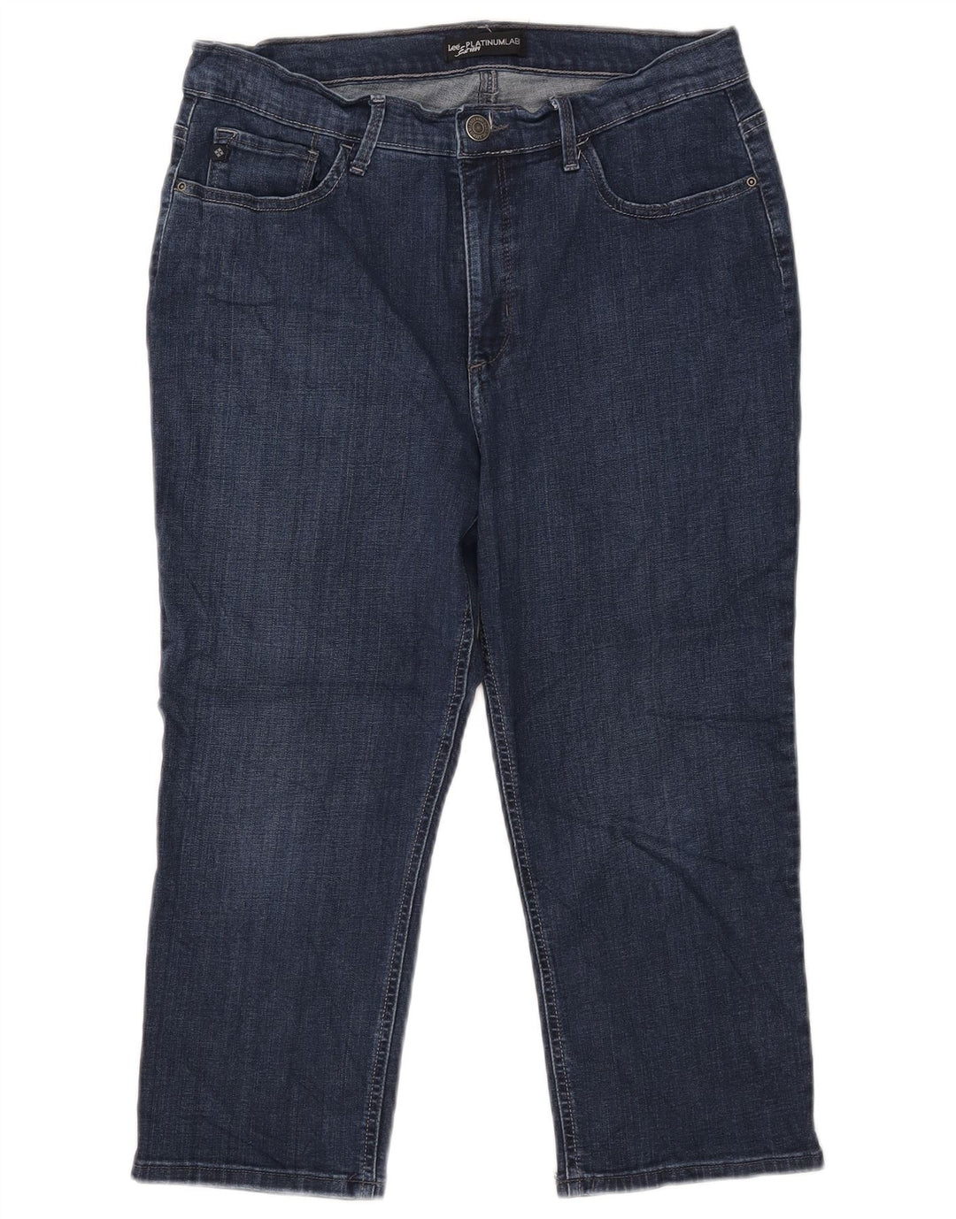 LEE Jeans Capri Platinum Label para Mujer W34 L21 Azul Marino