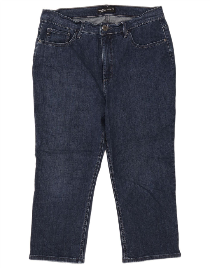 LEE Jeans Capri Platinum Label para Mujer W34 L21 Azul Marino