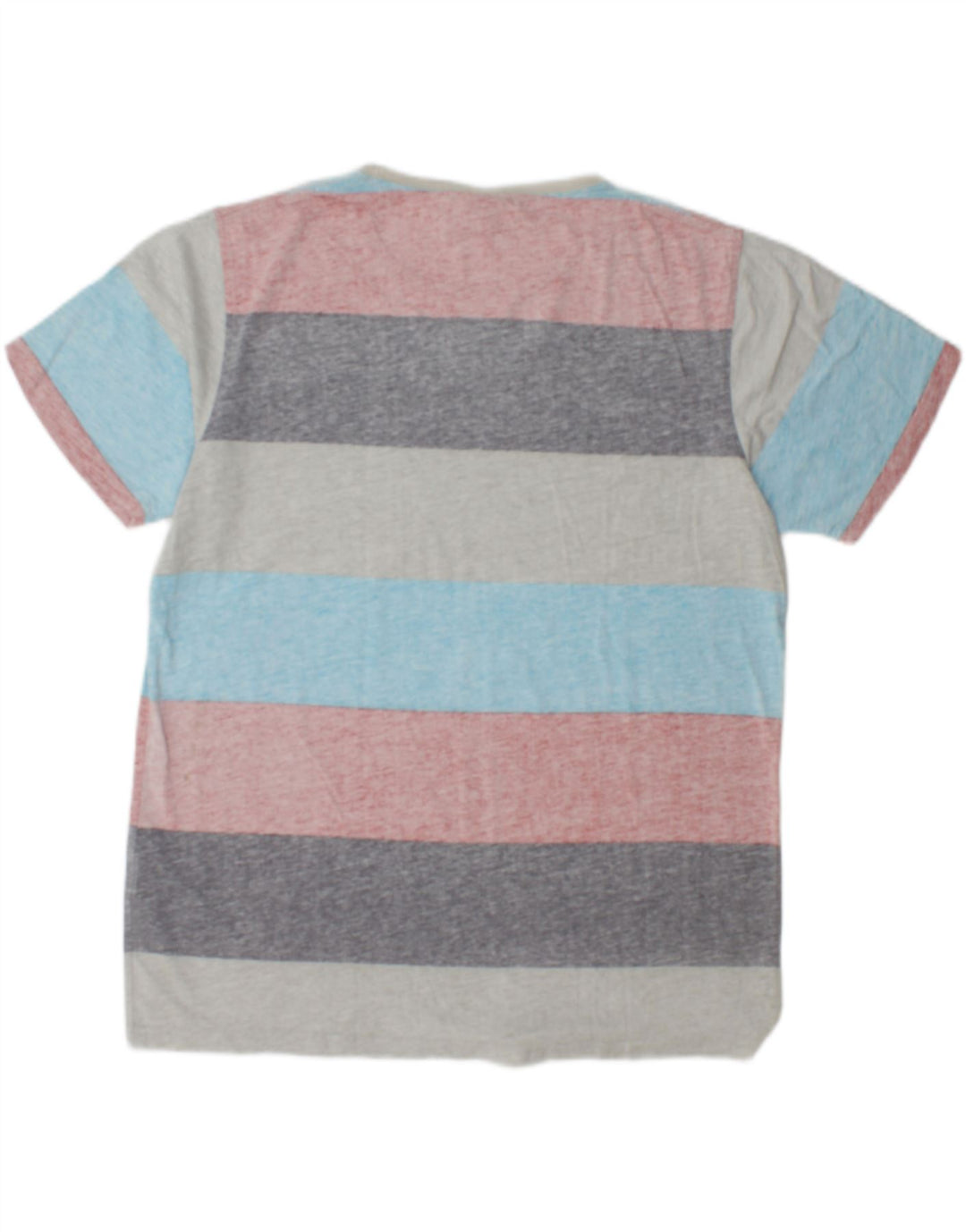 Animal Camiseta para hombre Top grande de algodón a rayas multicolores