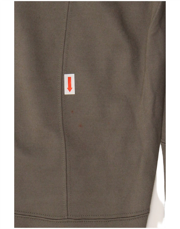 MASSIMO DUTTI Pantalones Casuales Pitillo Mujer EU 36 XS W26 L29 Caqui Modal