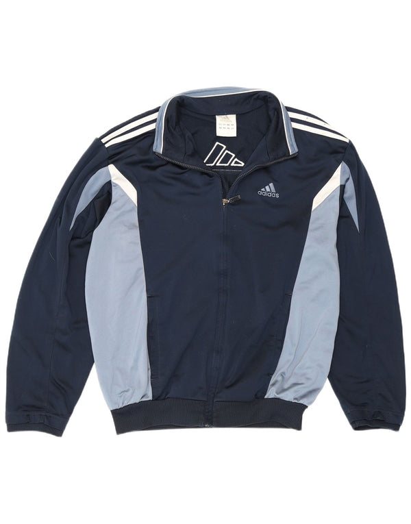 Adidas - Chaqueta de chándal para hombre, talla 36/38, color azul marino pequeño