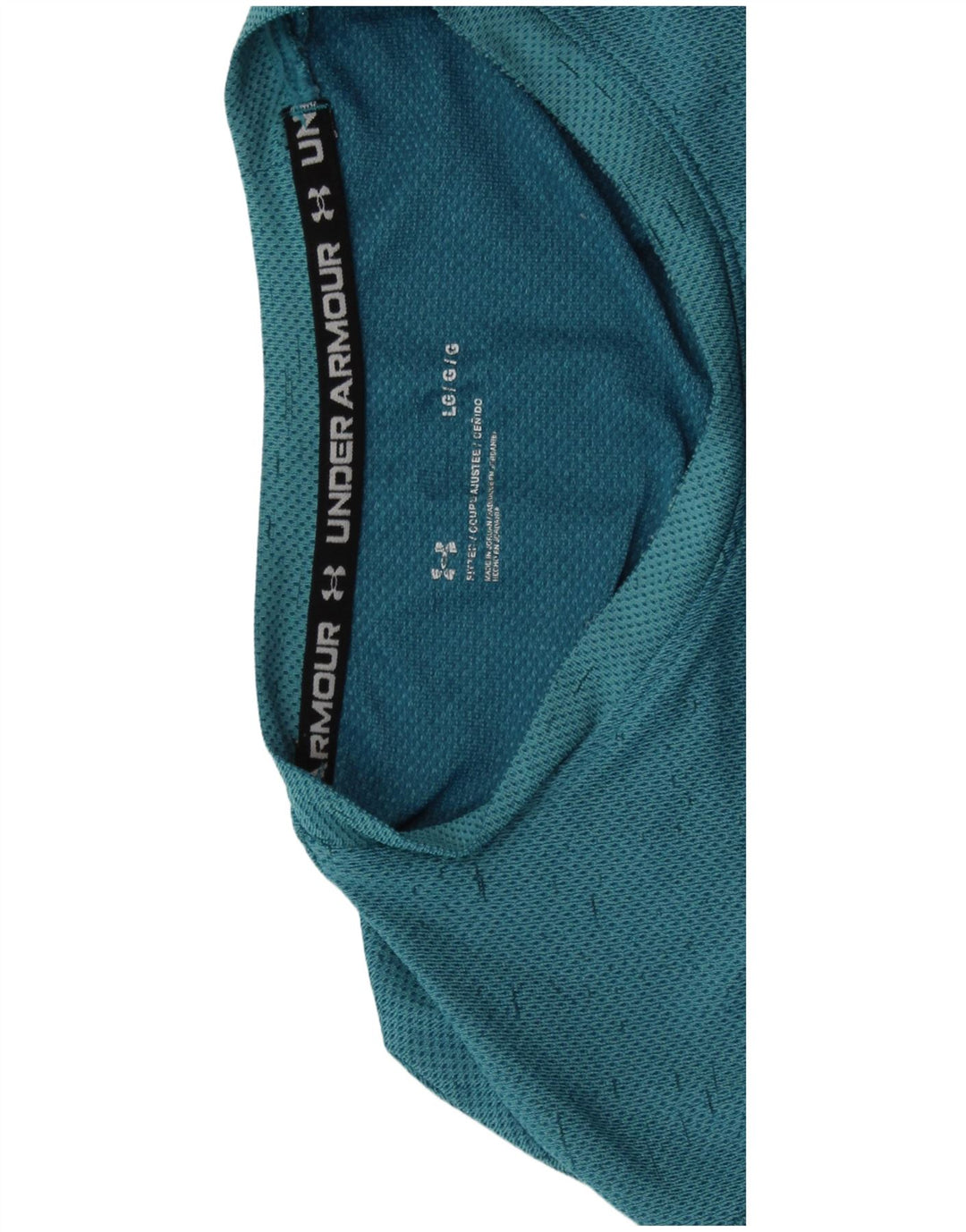 UNDER ARMOUR Camiseta para hombre Top grande azul moteado