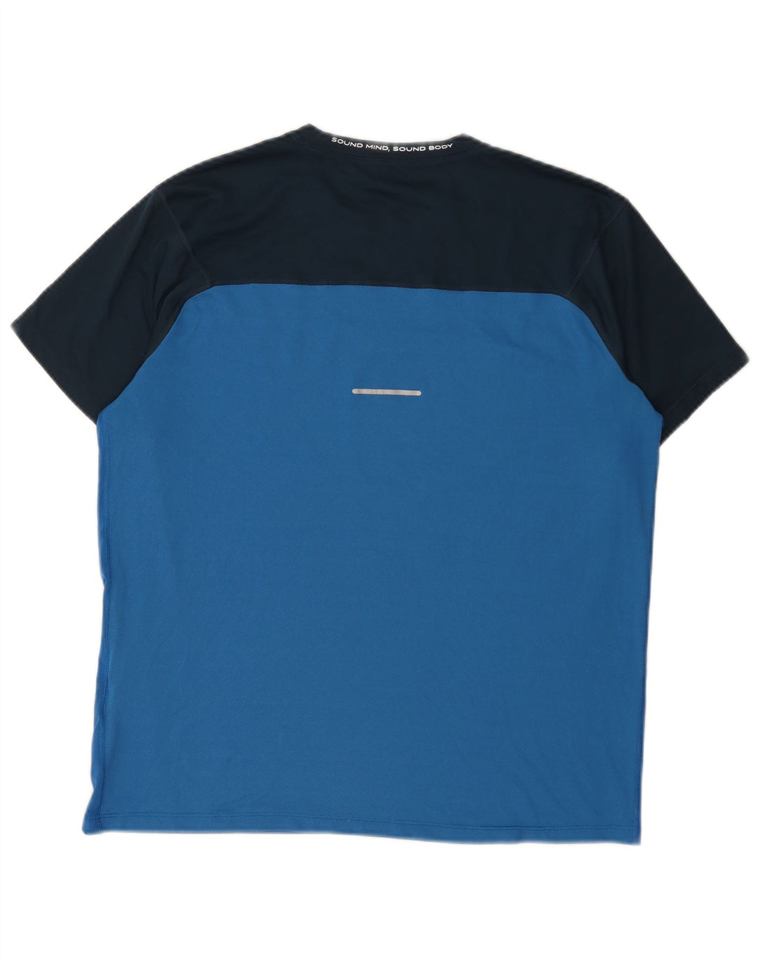 Asics - Camiseta para hombre, talla grande, color azul, poliéster