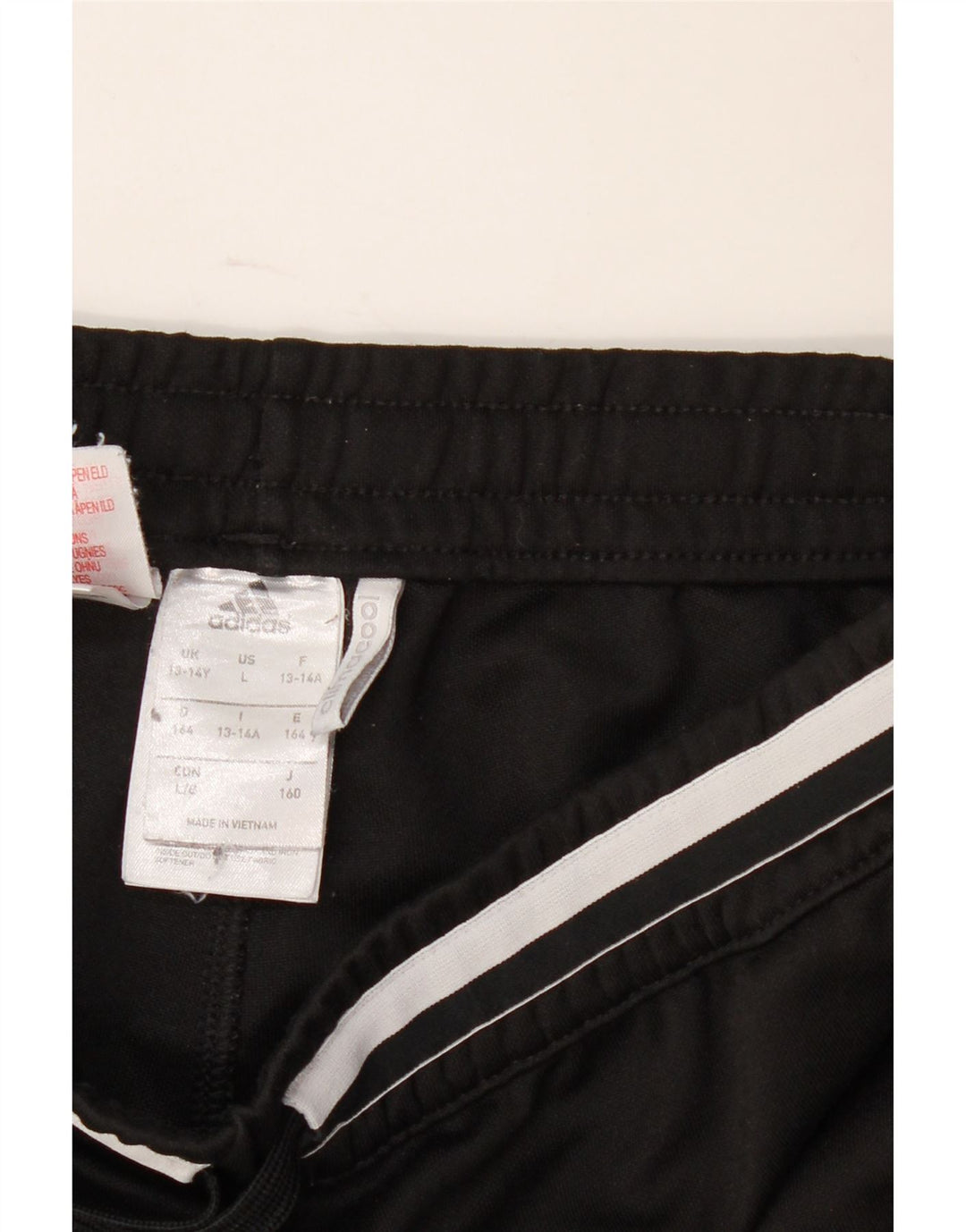 Adidas Pantalón Chándal Niño 13-14 Años Negro Poliéster