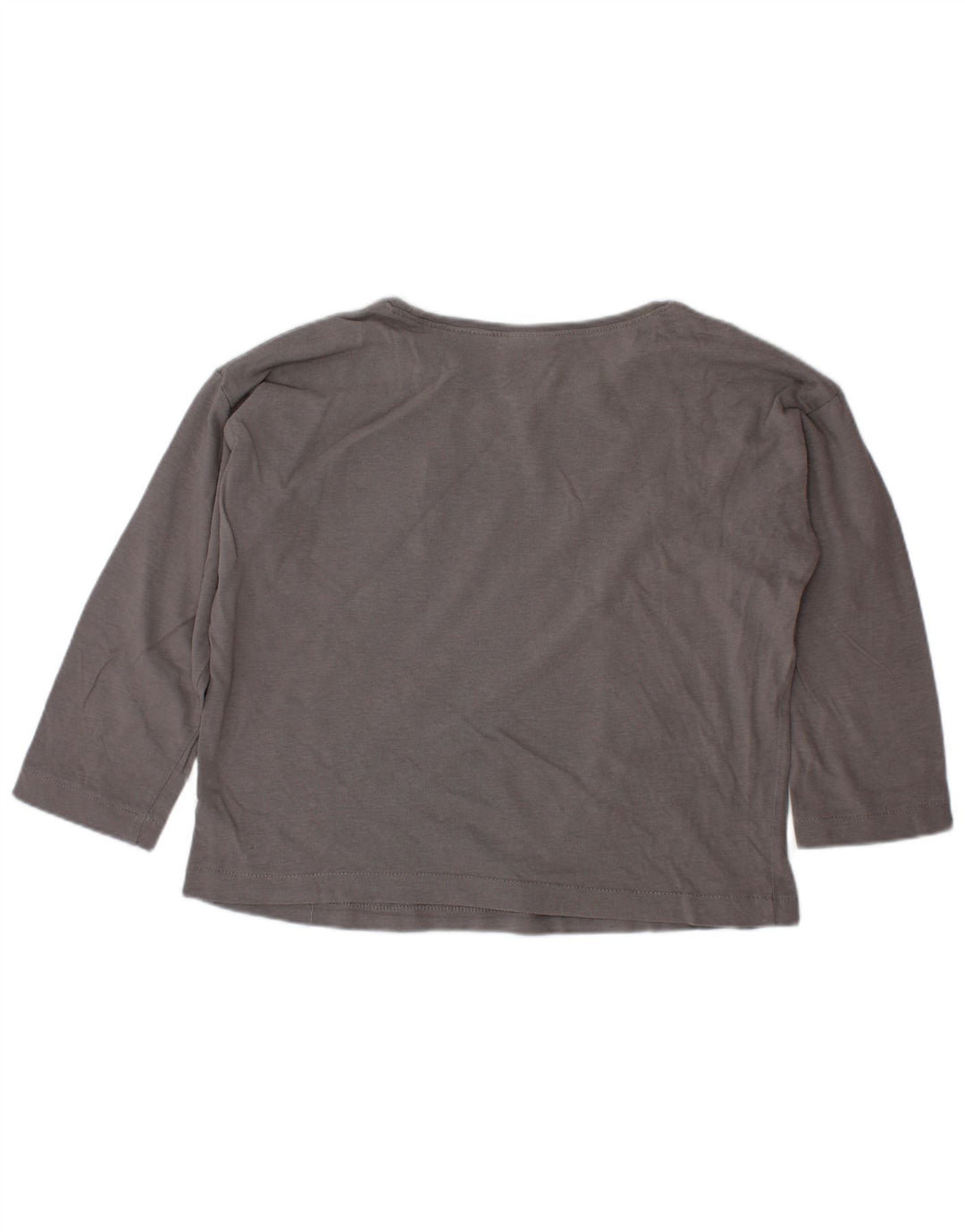 ZARA Camiseta Niño Manga Larga 3-4 Años Gris